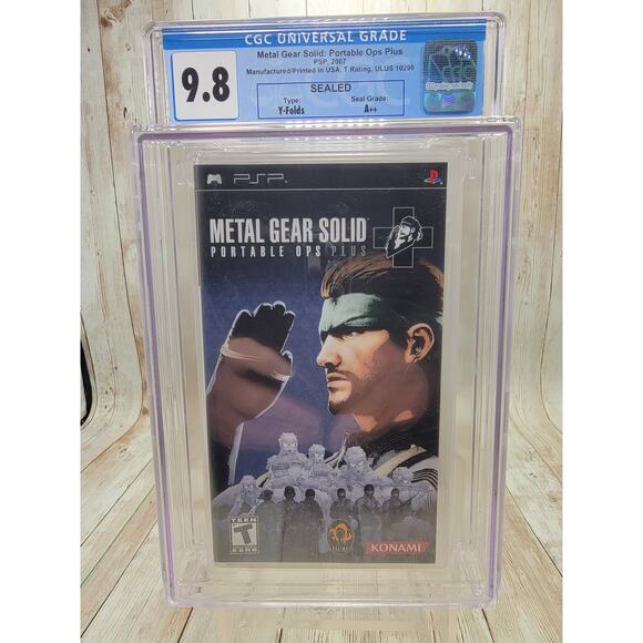 Metal Gear Solid Portable Ops Plus PSP - CGC 9.8 A++ - Picture 1 of 6